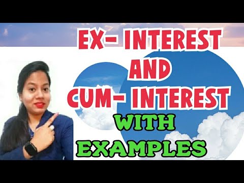 Video Ex- interest and Cum- interest Quotation || Corporate... - youtube