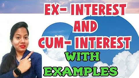 Ex- interest and Cum- interest Quotation || Corporate Accounting || Quoted price ||