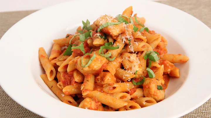 Penne Vodka with Chicken Recipe - Laura Vitale - L...