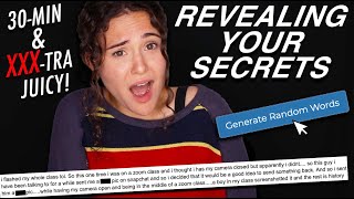 REVEALING YOUR SECRETS (Using a Random Word Generator)