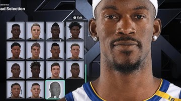 Jimmy Butler Face Creation NBA 2K26