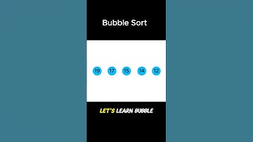 Bubble Sort Explained in 45 seconds!