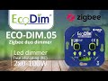 Zigbee duo led dimmer inbouw 2x 0-100W | ECO-DIM.05 Zigbee