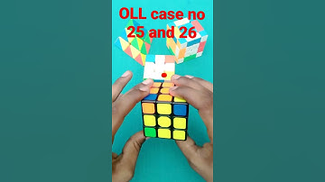OLL (( case no 25 and 26 )) in rubik