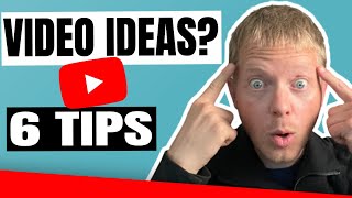 HOW TO RESEARCH CONTENT IDEAS FOR YOUTUBE VIDEOS THAT GET VIEWS | 6 Tips