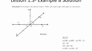 Geometry A Lesson 1 3 Example 8