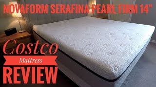 ... this video is a setup and review of the novaform 14" serafina
pearl king firm memory foam matt...