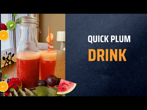 Refreshing Plum Drink