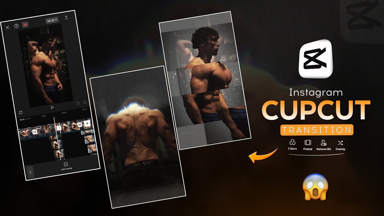 Как редактировать популярные переходы с вырезанием на мобильном устройстве || Урок по редактирова...