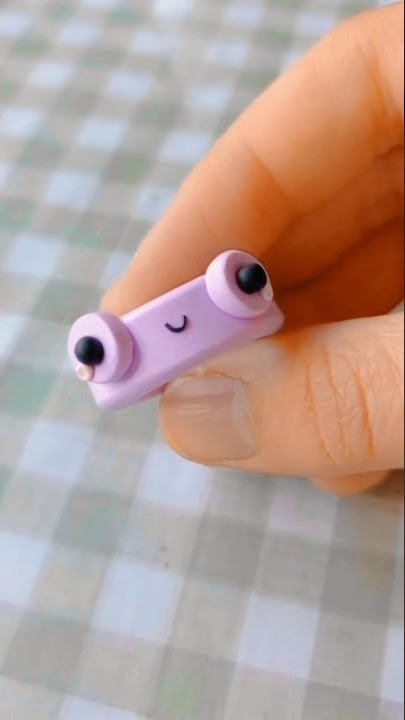 Making a pastel frog ring 🎀 DIY clay ring 💗