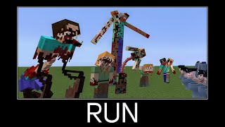 Compilation Scary Moments part 78 - Wait What meme in minecraft