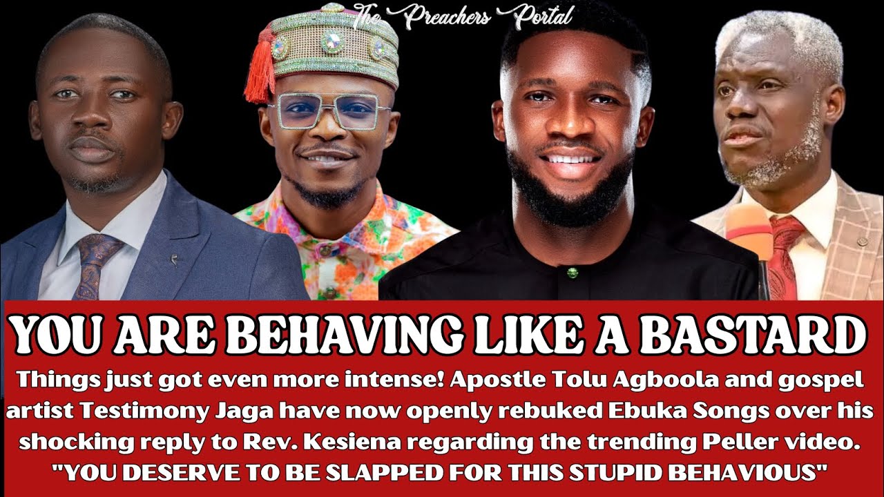 APOSTLE TOLU AGBOOLA AND TESTIMONY JAGA BLAST EBUKA SONGS FOR HIS RECENT REPLY TO REV. KESIENA
