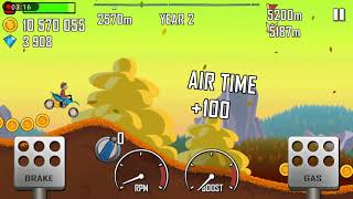 Hill climb racing World Record score in Seasons with  Motocross Bike 🏍️🏍️। Without boosters😳😳💪 screenshot 4