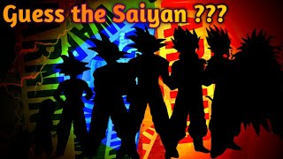 Can you guess the Saiyan from Dragon Ball | Guess the Saiyan | Dragon Ball super | Dragon ball Quiz