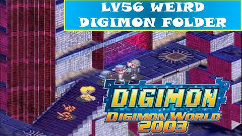 Digimon World 2003 Card Battle - LV56 Weird Digimon Folder
