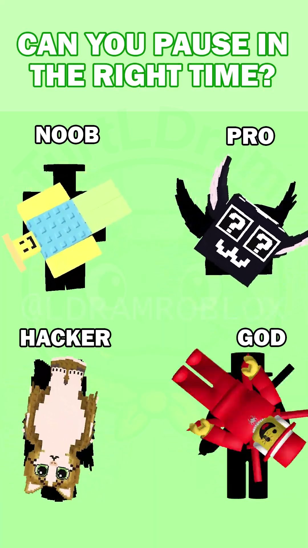 Can You Pause In The Right Time Shorts Roblox YouTube Oar2 