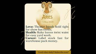 Aries Horoscope Today 4 May 2026 | A Major Change Is Coming #astrology#december2025 #may #march