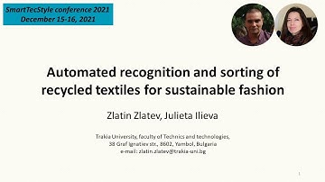 Automated recognition and sorting of recycled textiles for sustainable fashion