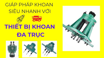 Đầu Khoan Và Taro Nhiều Mũi Dành Cho Máy Khoan