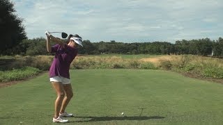 Jane Park - Down The Line Driver F Swing 2013 - Regular & Slow Motion - 1080P Hd