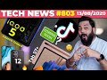 TikTok Coming Back 😲,iQOO5 India Launch Teased,Galaxy Tab S7+,iPhone 12 Launch Date,Razr 5G-#TTN803