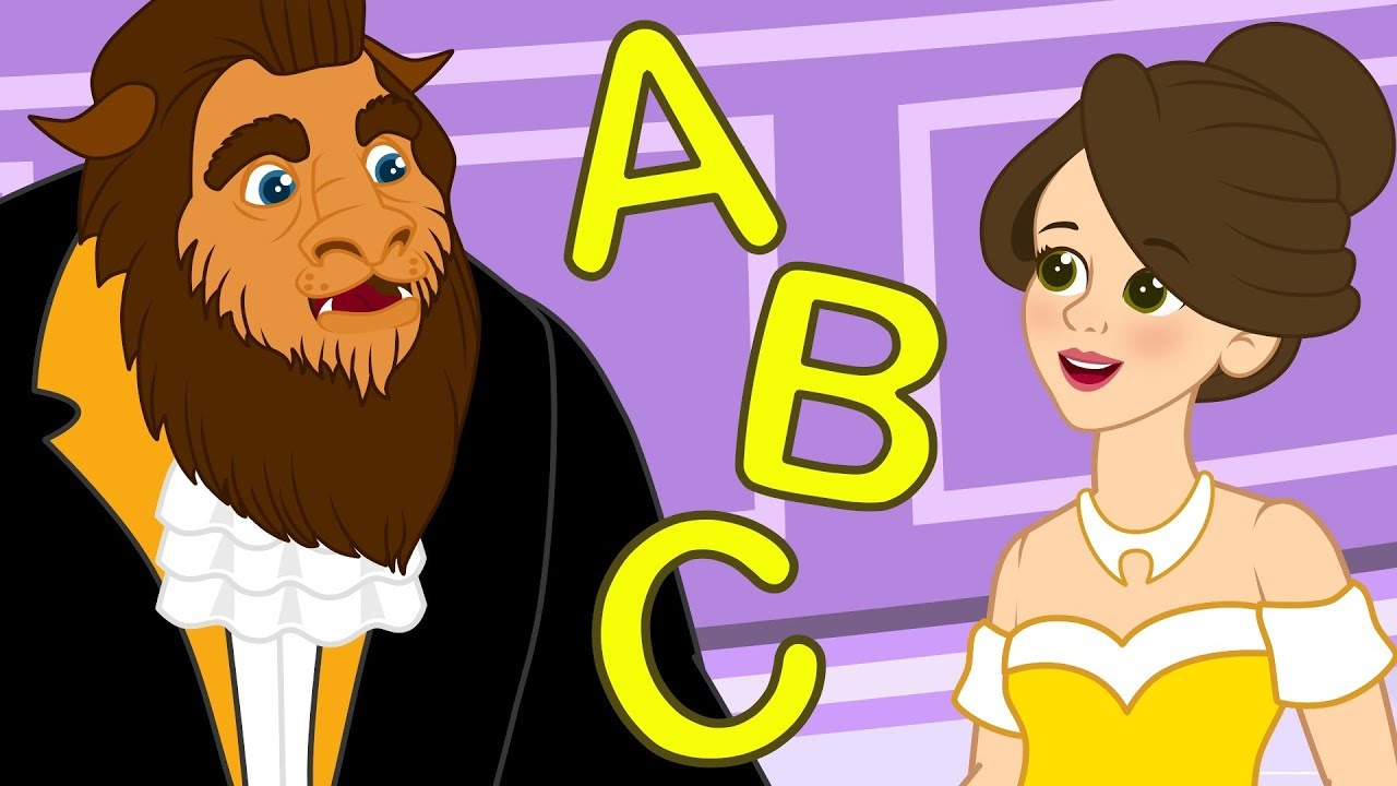 La Bella Y La Bestia en El Abecedario | Canciones infantiles para dormir ♫