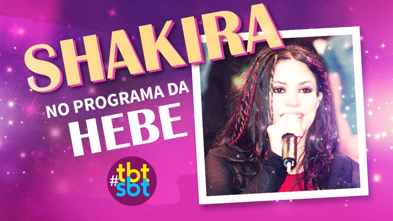 Hebe recebe Shakira no palco de seu programa | tbtSBT