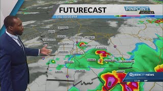 Heat and humidity remain in Charlotte on Wednesday ahead of late-week storms