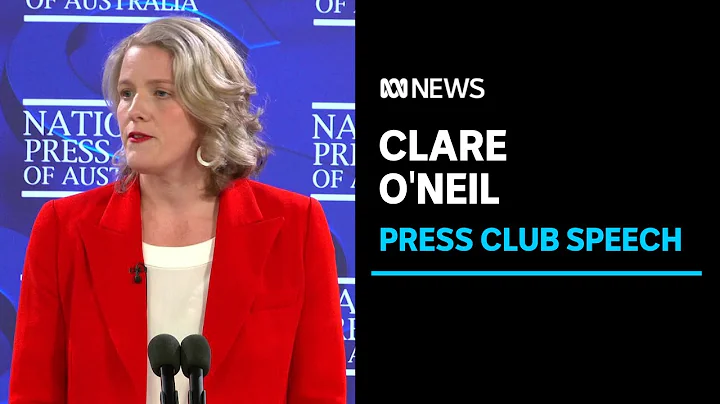IN FULL: Cyber Security Minister Clare O'Neil addresses National Press Club | ABC News