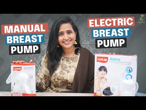 Electric breast pump v/s Manual breast pump || Lasya Vlogs || @Lasya