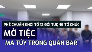 Phê chuẩn khởi tố 12 đối tượng tổ chức 'mở tiệc' ma túy trong quán bar