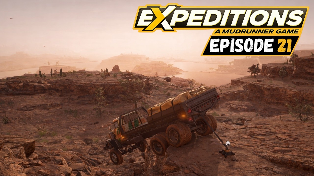 Truck Nearly Fell Off the Cliff! | Expeditions MudRunner Ep. 21