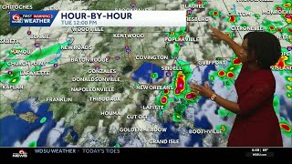 Impact Day: more heavy rain, flash flooding possible in your Tuesday New Orleans forecast