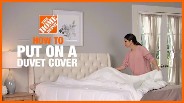 How to Put On a Duvet Cover | The Home Depot