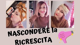 COME NASCONDERE LA RICRESCITA SENZA FARE LA TINTA | acconciature semplici.