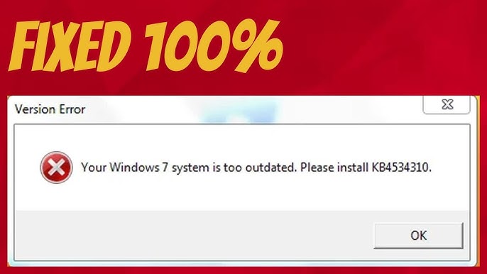 How to Fix Roblox Error KB4534310 - Your Windows 7/10 System is Too  Outdated. Please install KB4534310 (Version Error)