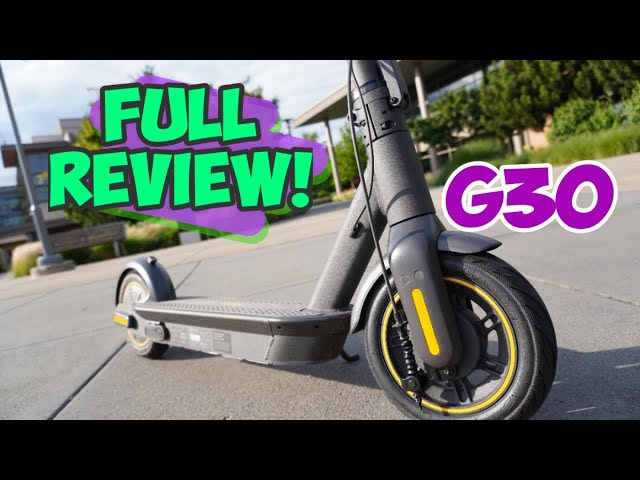 Test Ninebot KickScooter Max G30 - Trottinette électrique - UFC