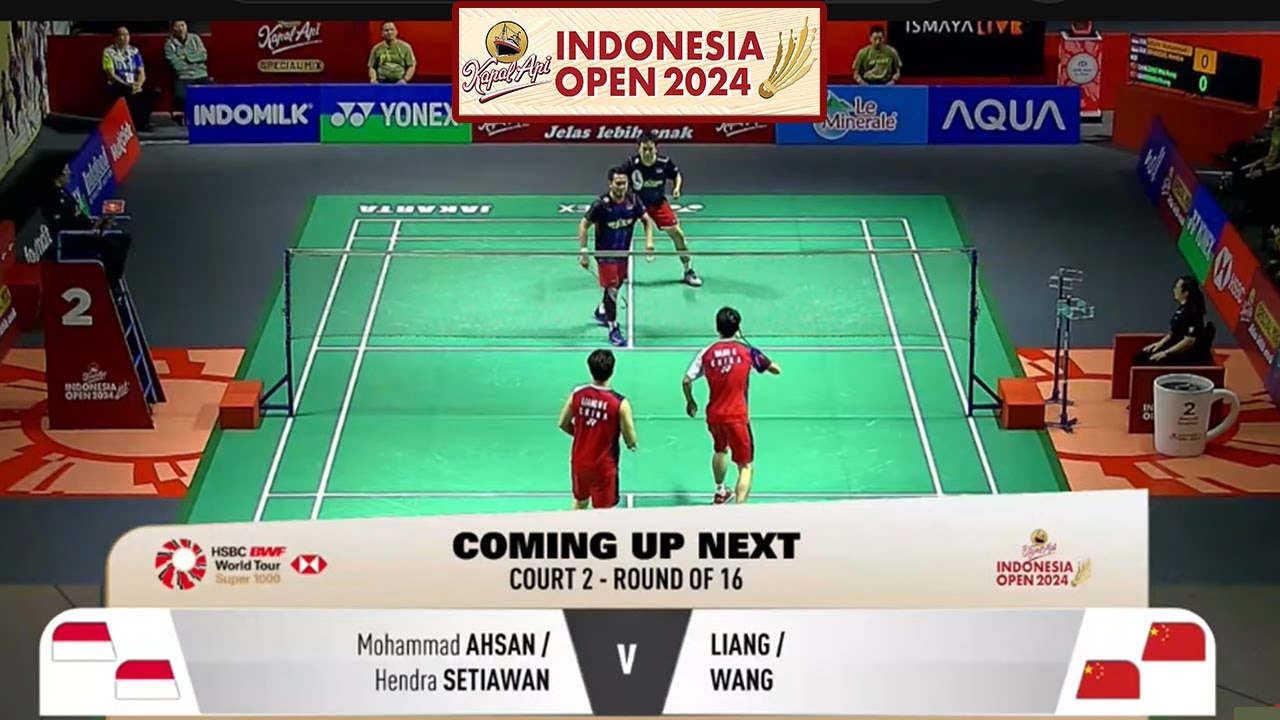 Mohammad Ahsan/Hendra Setiawan vs Liang Wei Keng/Wang Chang # ...