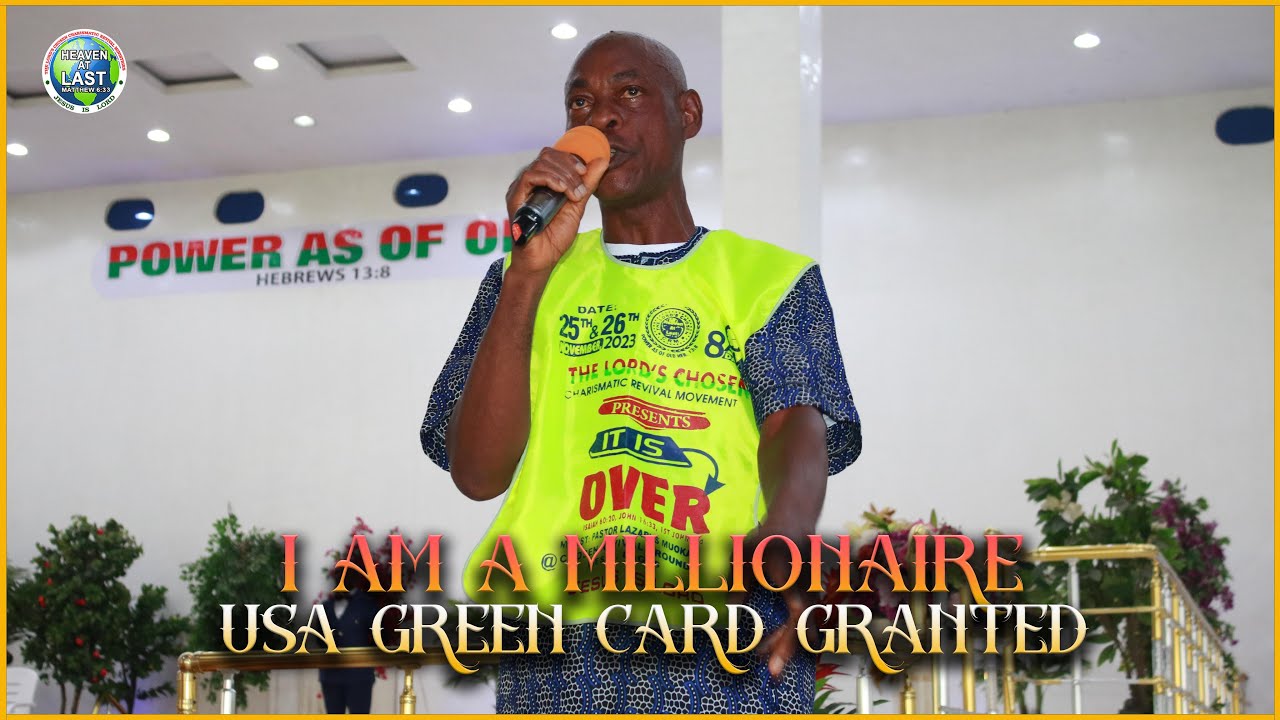 I AM A MILLIONAIRE, MY SON GRANTED A USA GREEN CARD AFTER G.O PRAYED FOR ME