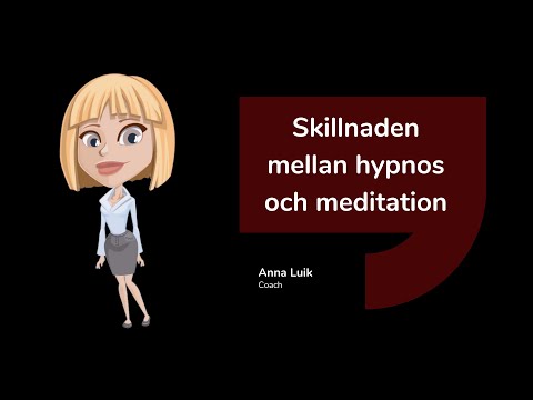 Skillnaden mellan hypnos och meditation