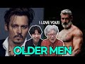 Korean Grandma &amp; Teen React To Most Handsome Older Men!!