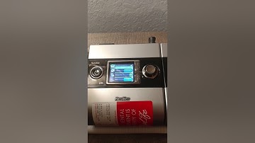Cpap resmed s9 setting menu