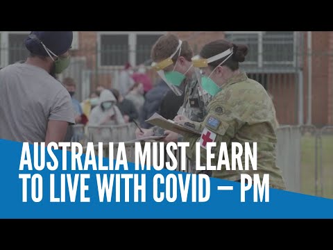 Australia must learn to live with COVID — PM