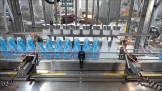 Automatic linear filling machine LOGYKA 8 MAG - Home Care detergents