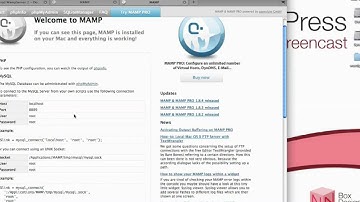 WordPress Tutorial: Installing a local web server  [HTML 2 WordPress screencast]