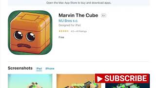 Free Gratuit aplicația iOS „Marvin The Cube” în App Store. Preț normal 2,29 Euro