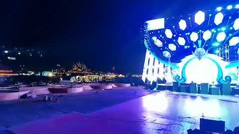 Boutum audio line array speaker i-7000ND for the music carnival in Yunnan province in China