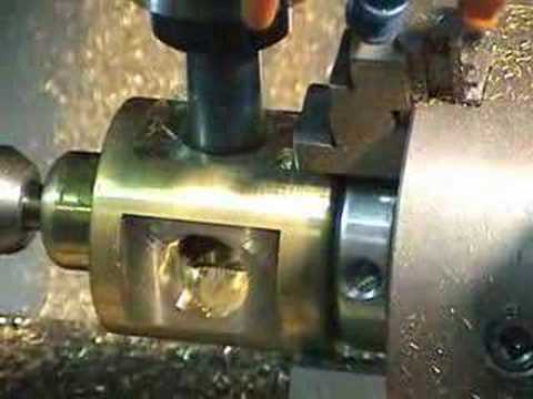 Fadal CNC Mill Machining Brass multi axis