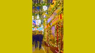 Athens At Christmas | Street Of Lights #Shorts Χριστουγεννιάτικα Φώτα Της Αθήνας