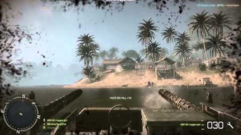 BFBC2 Vietnam - Boot in Aktion @bf-x.com